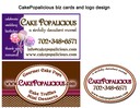 Cake Popalicious biz cards